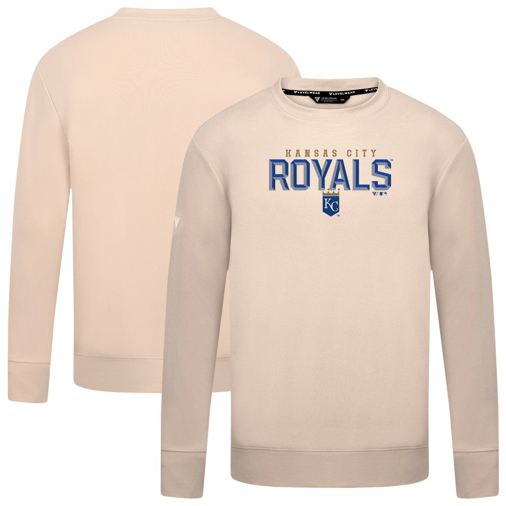 Kansas City Royals Levelwear Mandate Carve Tri-Blend Sweatshirt - MLB Sweatshirts