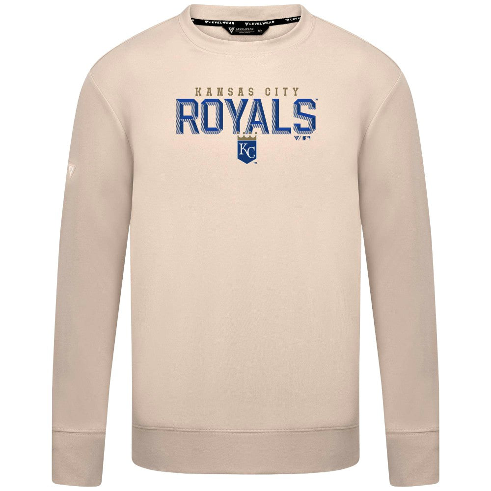 Kansas City Royals Levelwear Mandate Carve Tri-Blend Sweatshirt - MLB Sweatshirts