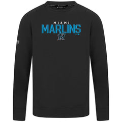 Miami Marlins Levelwear Mandate Carve Tri-Blend Sweatshirt - MLB Sweatshirts