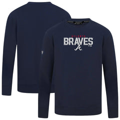 Atlanta Braves Levelwear Mandate Carve Tri-Blend Sweatshirt - MLB Sweatshirts