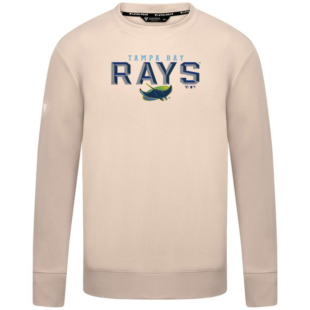 Tampa Bay Rays Levelwear Mandate Carve Tri-Blend Sweatshirt - MLB Sweatshirts