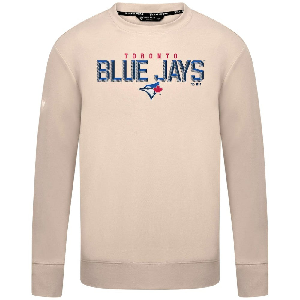 Toronto Blue Jays Levelwear Mandate Carve Tri-Blend Sweatshirt - MLB Sweatshirts