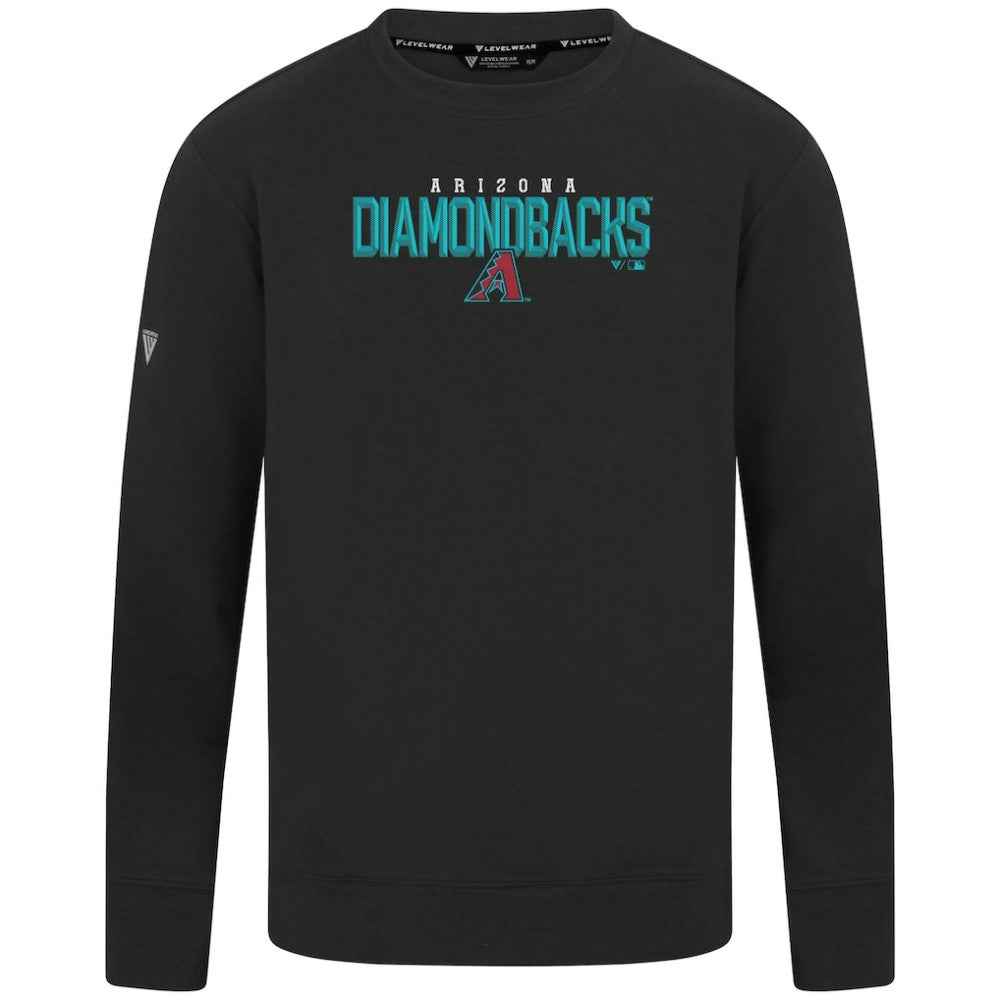 Arizona Diamondbacks Levelwear Mandate Carve Tri-Blend Sweatshirt - MLB Sweatshirts