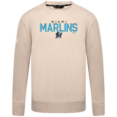 Miami Marlins Levelwear Mandate Carve Tri-Blend Sweatshirt - MLB Sweatshirts