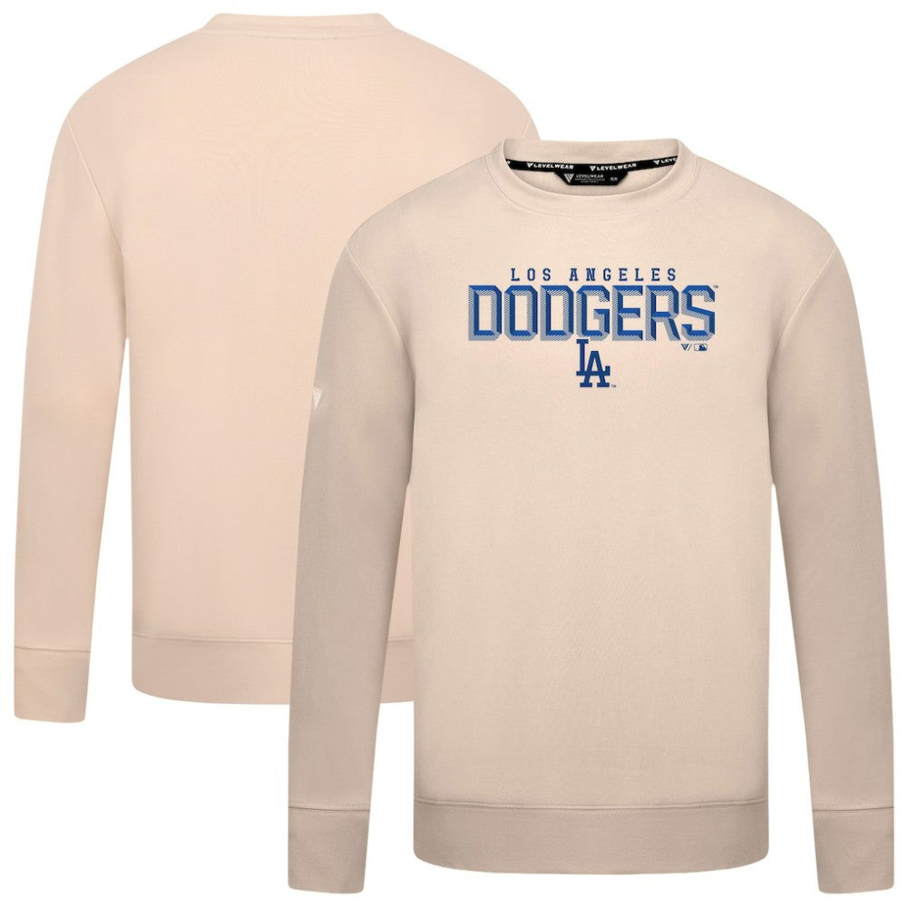 Los Angeles Dodgers Levelwear Mandate Carve Tri-Blend Sweatshirt - MLB Sweatshirts