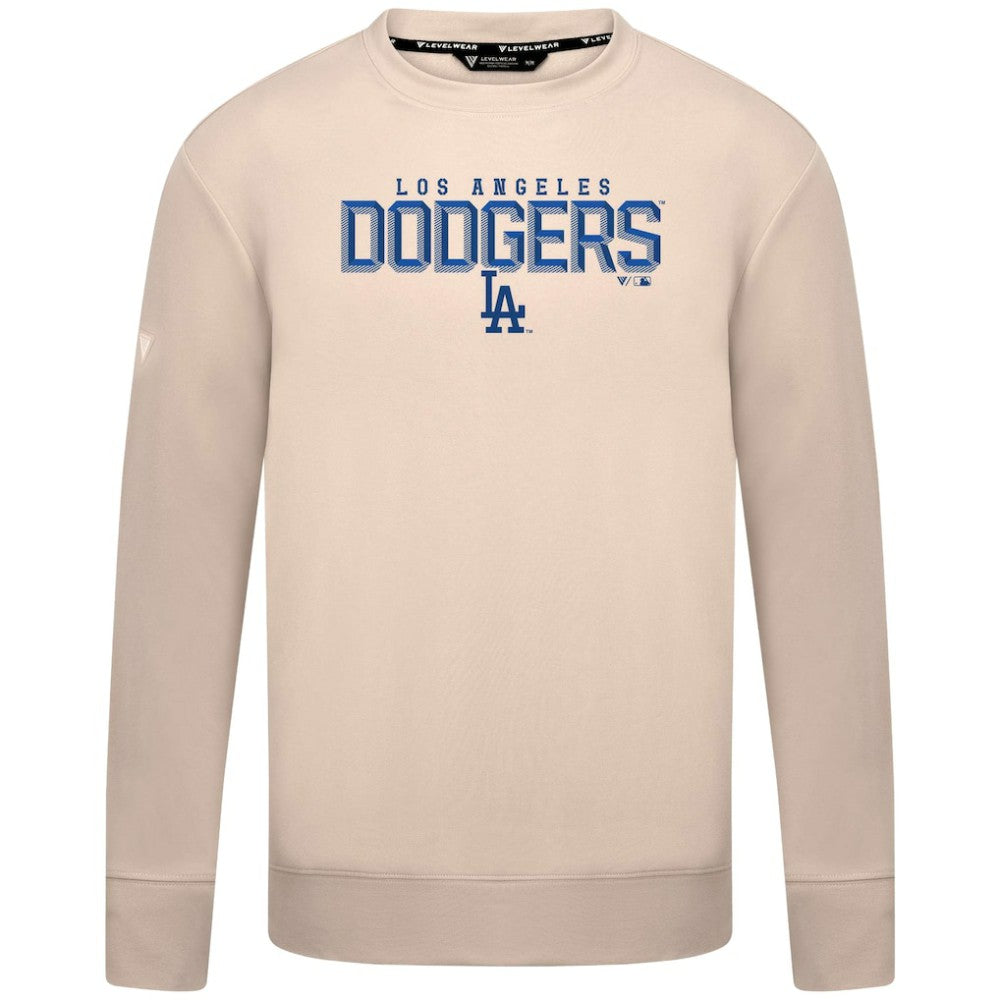 Los Angeles Dodgers Levelwear Mandate Carve Tri-Blend Sweatshirt - MLB Sweatshirts