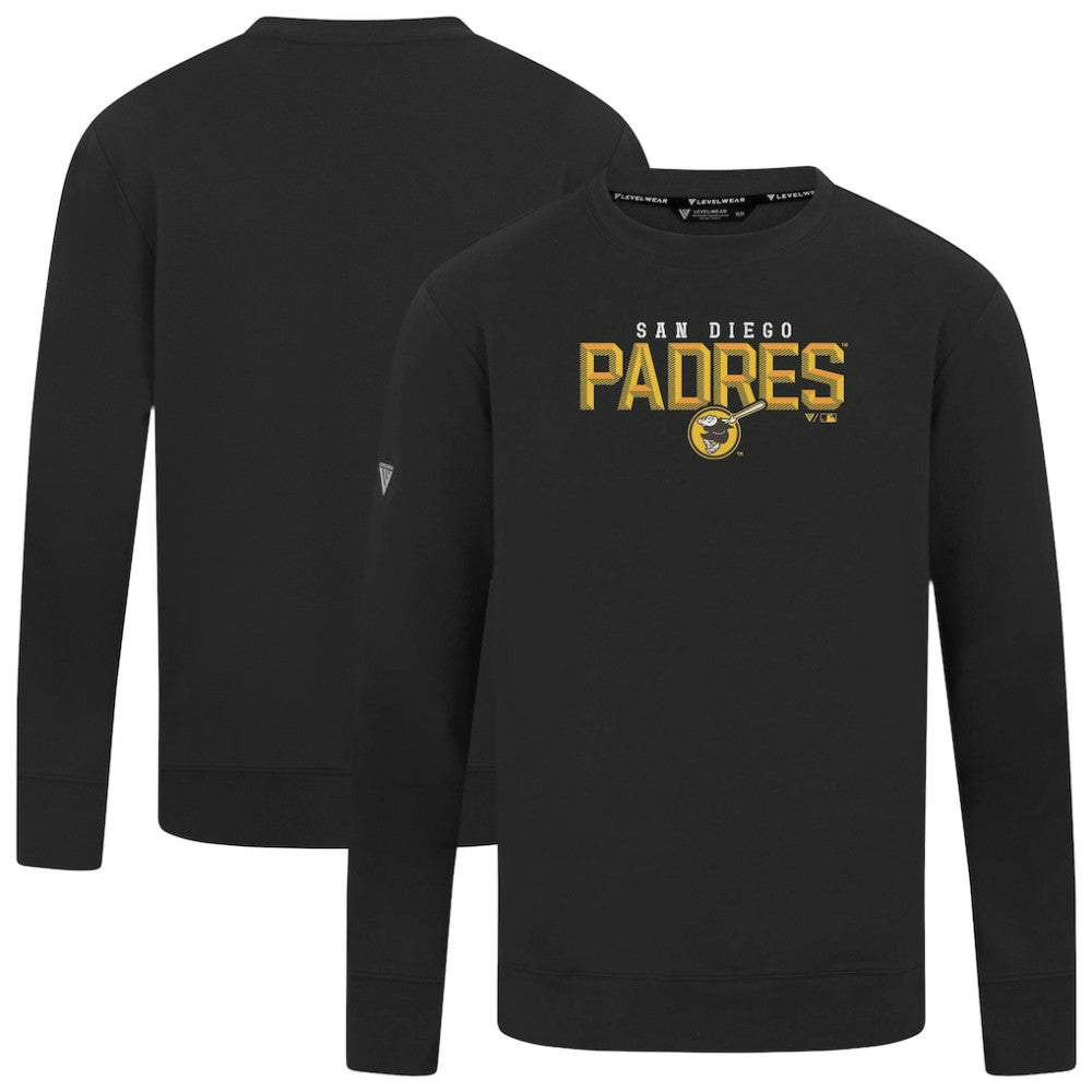 San Diego Padres Levelwear Mandate Carve Tri-Blend Sweatshirt - MLB Sweatshirts