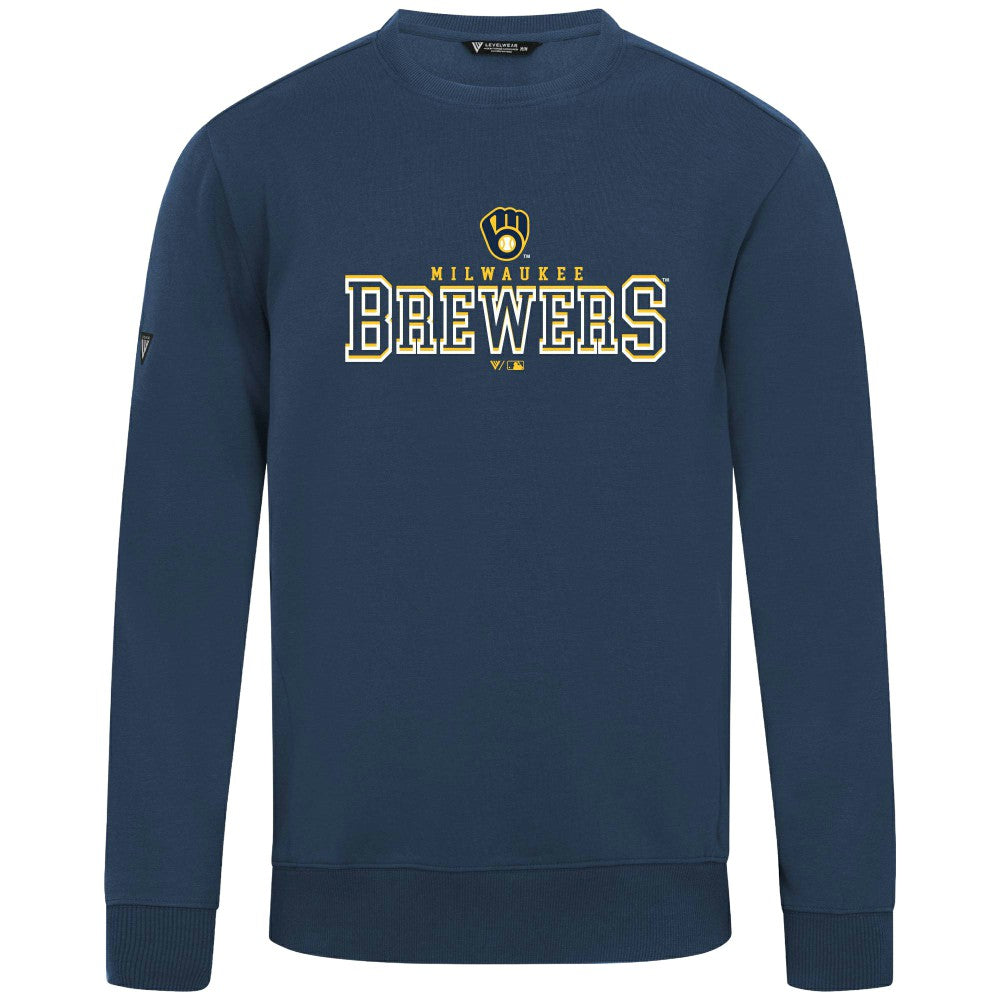 Milwaukee Brewers Levelwear Zane Journey Sweatshirt - MLB Sweatshirts