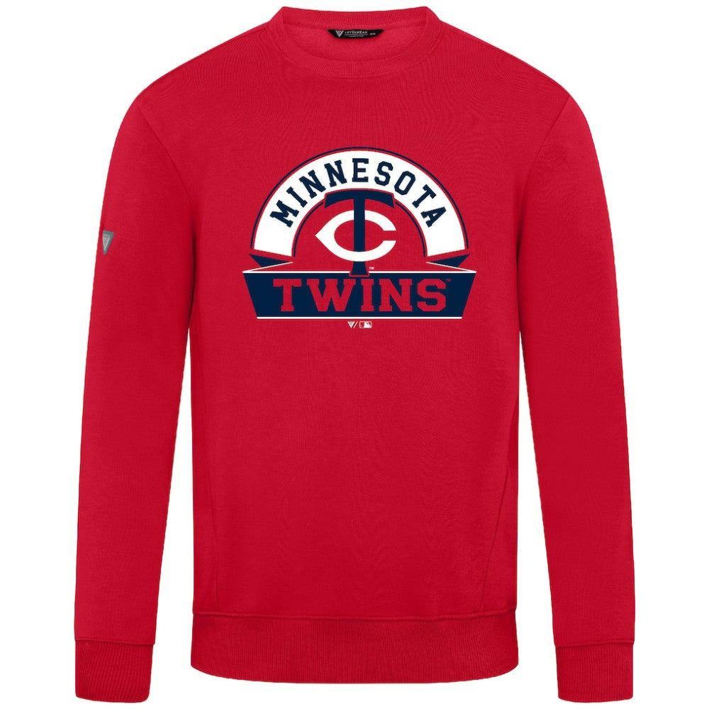 Minnesota Twins Levelwear Zane Banner Arch Sweatshirt - MLB Sweatshirts
