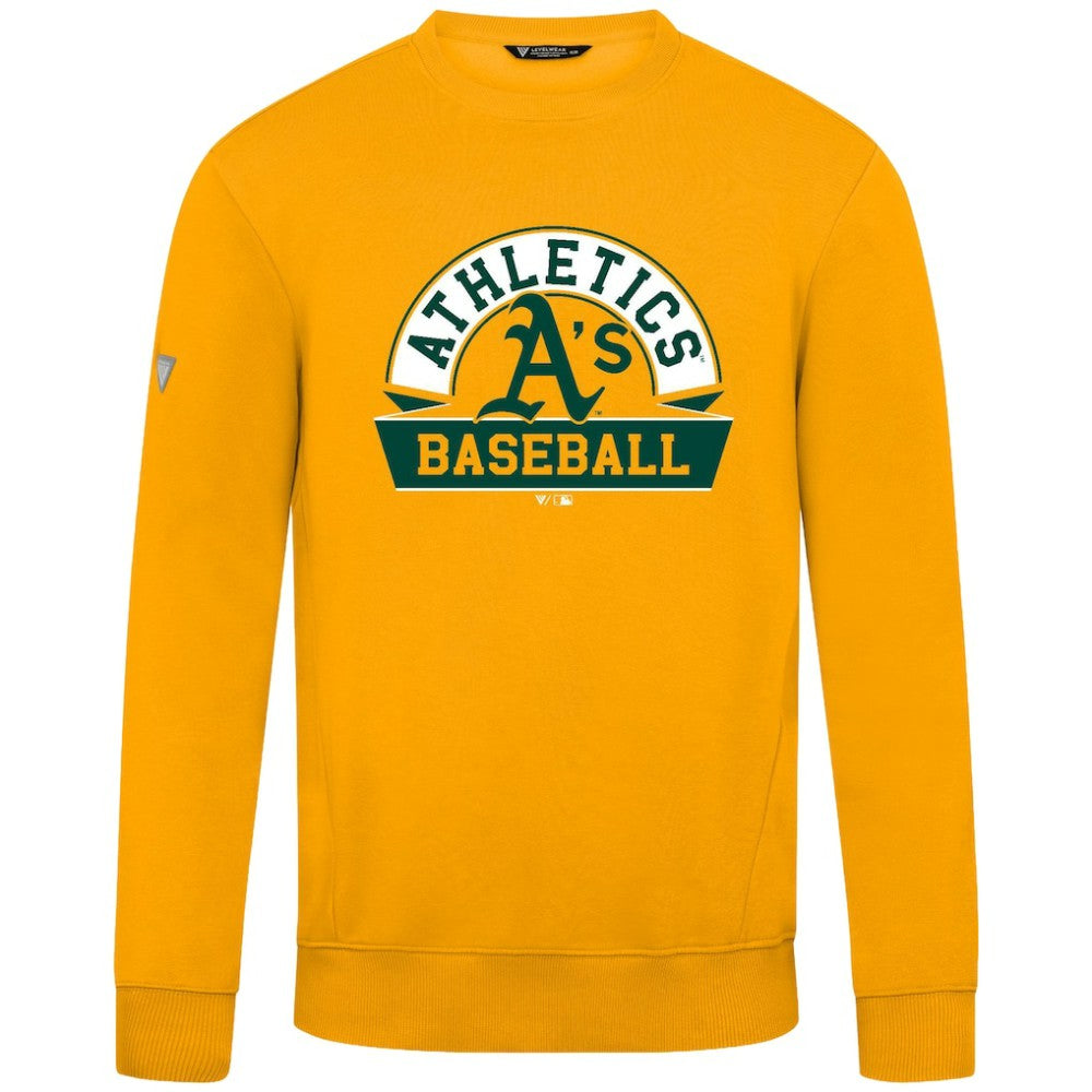 Athletics Levelwear Zane Banner Arch Sweatshirt - MLB Sweatshirts