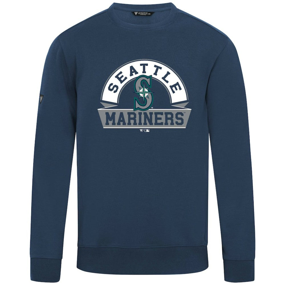 Seattle Mariners Levelwear Zane Banner Arch Sweatshirt - MLB Sweatshirts