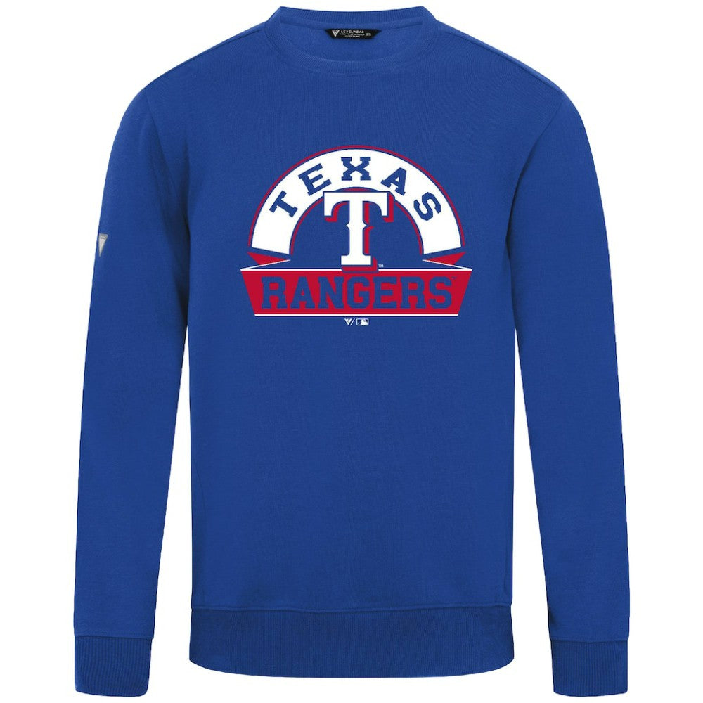 Texas Rangers Levelwear Zane Banner Arch Sweatshirt - MLB Sweatshirts