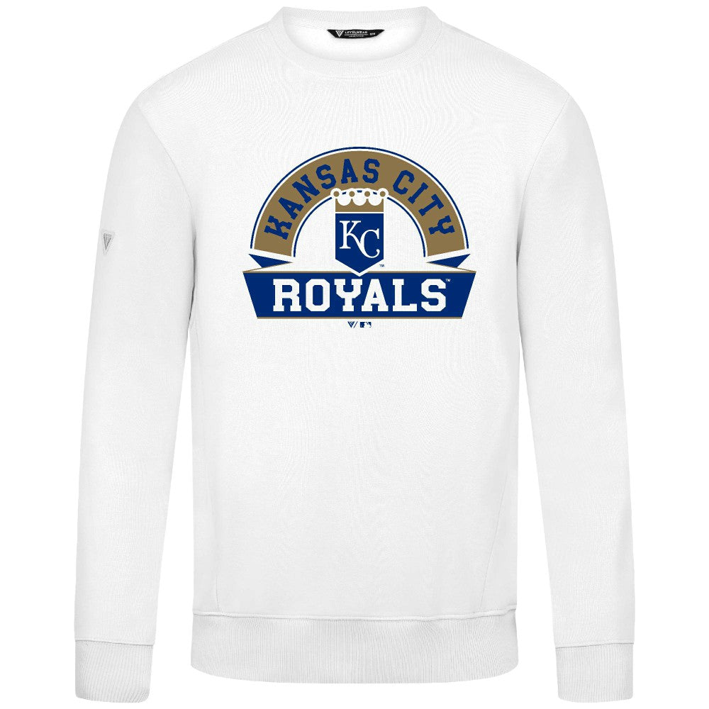 Kansas City Royals Levelwear Zane Banner Arch Sweatshirt - MLB Sweatshirts