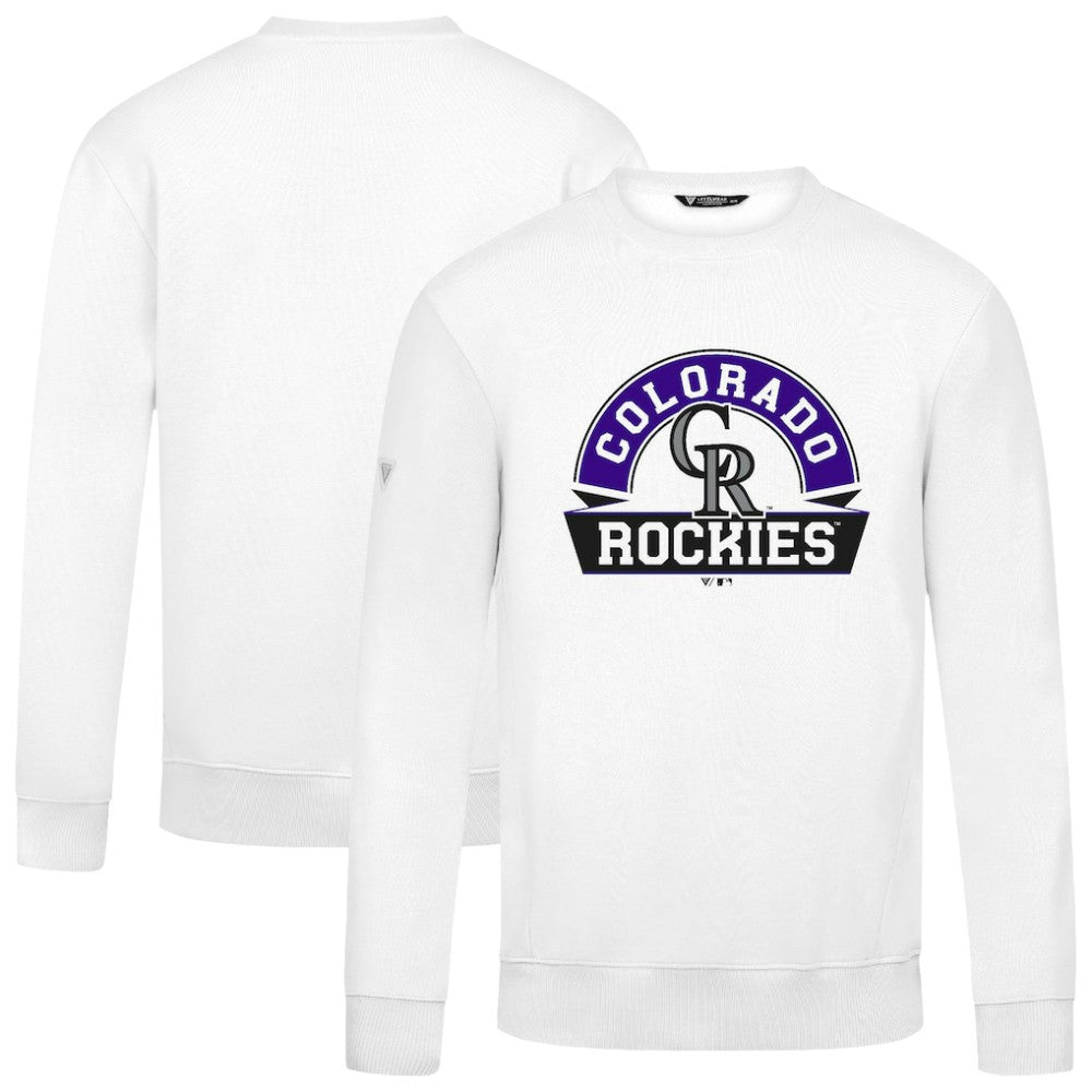 Colorado Rockies Levelwear Zane Banner Arch Sweatshirt - MLB Sweatshirts