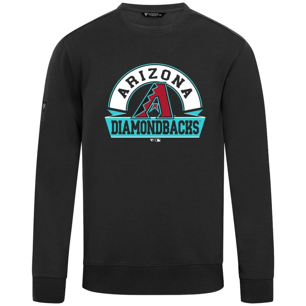Arizona Diamondbacks Levelwear Zane Banner Arch Sweatshirt - MLB Sweatshirts