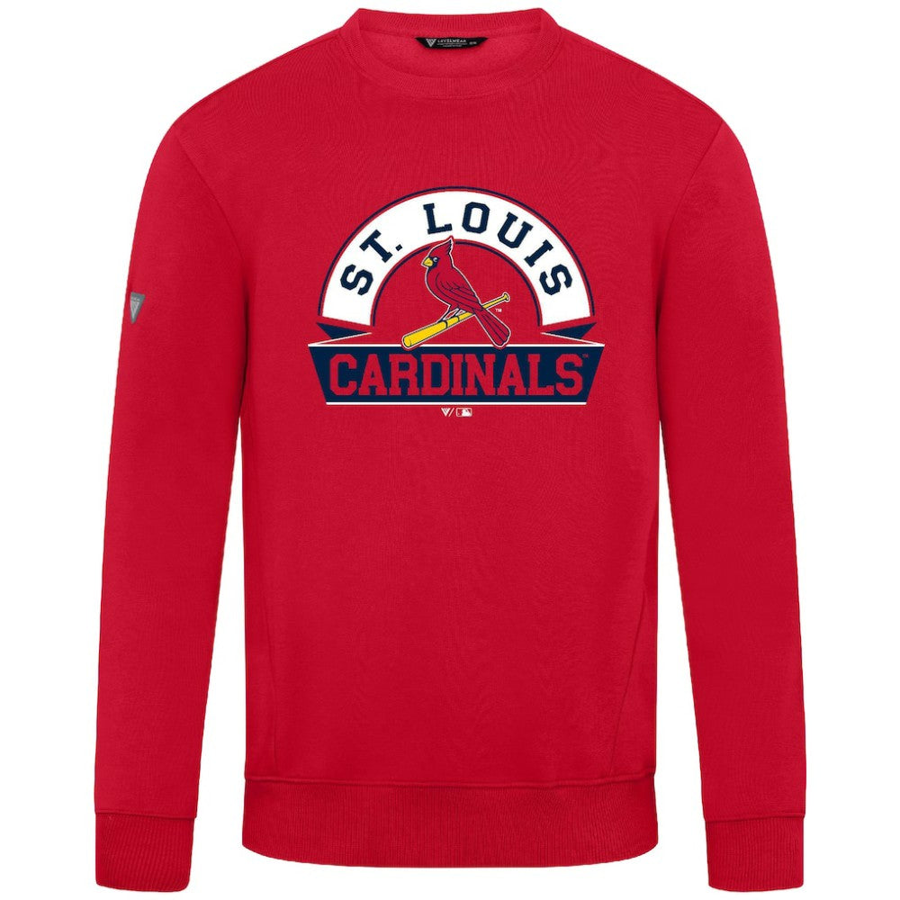 St. Louis Cardinals Levelwear Zane Banner Arch Sweatshirt - MLB Sweatshirts