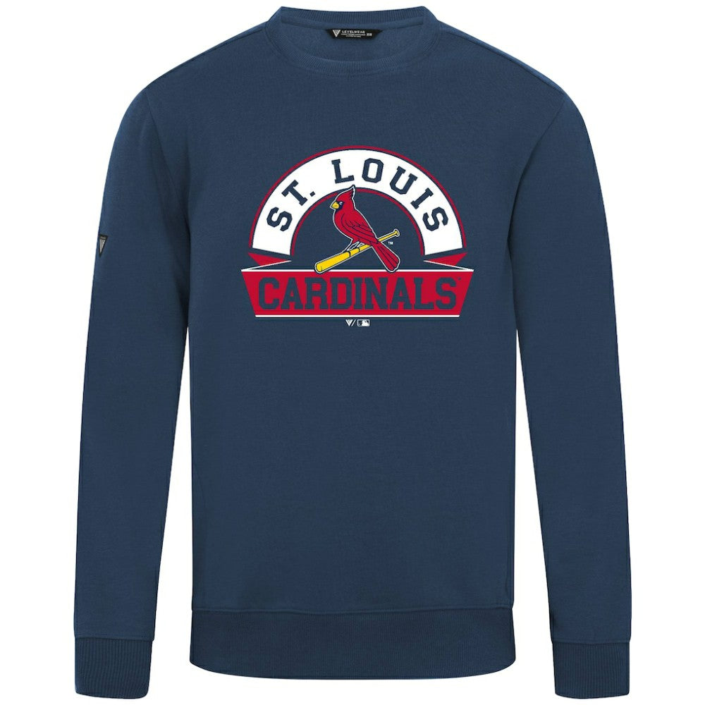 St. Louis Cardinals Levelwear Zane Banner Arch Sweatshirt - MLB Sweatshirts