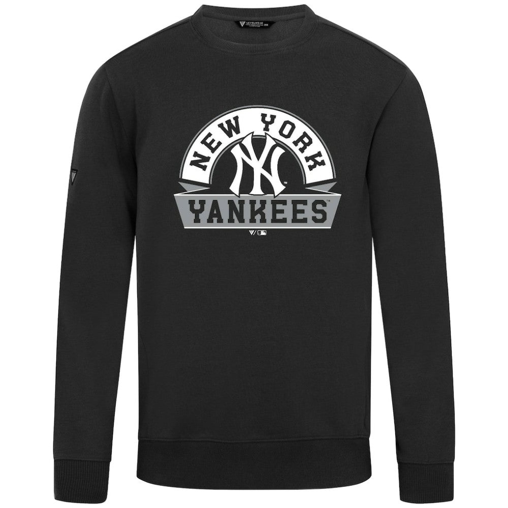 New York Yankees Levelwear Zane Banner Arch Sweatshirt - MLB Sweatshirts