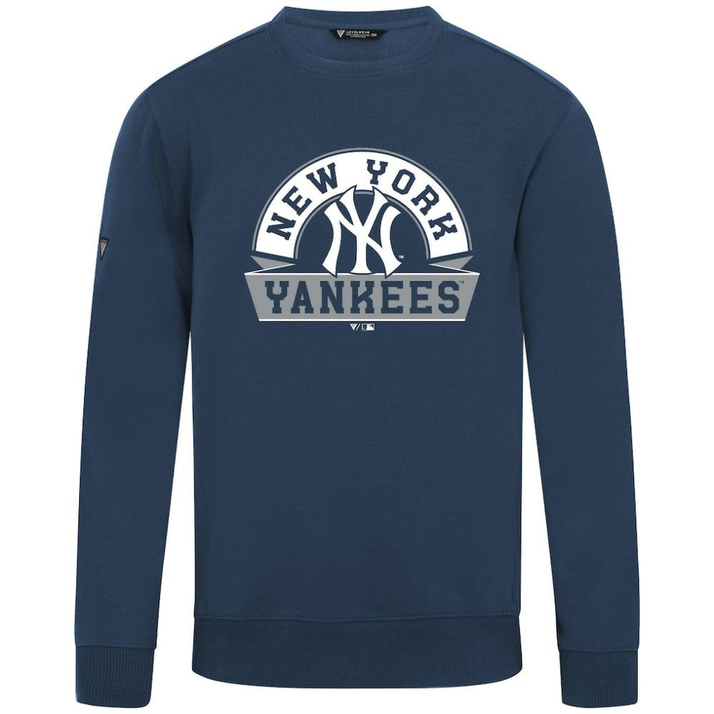 New York Yankees Levelwear Zane Banner Arch Sweatshirt - MLB Sweatshirts