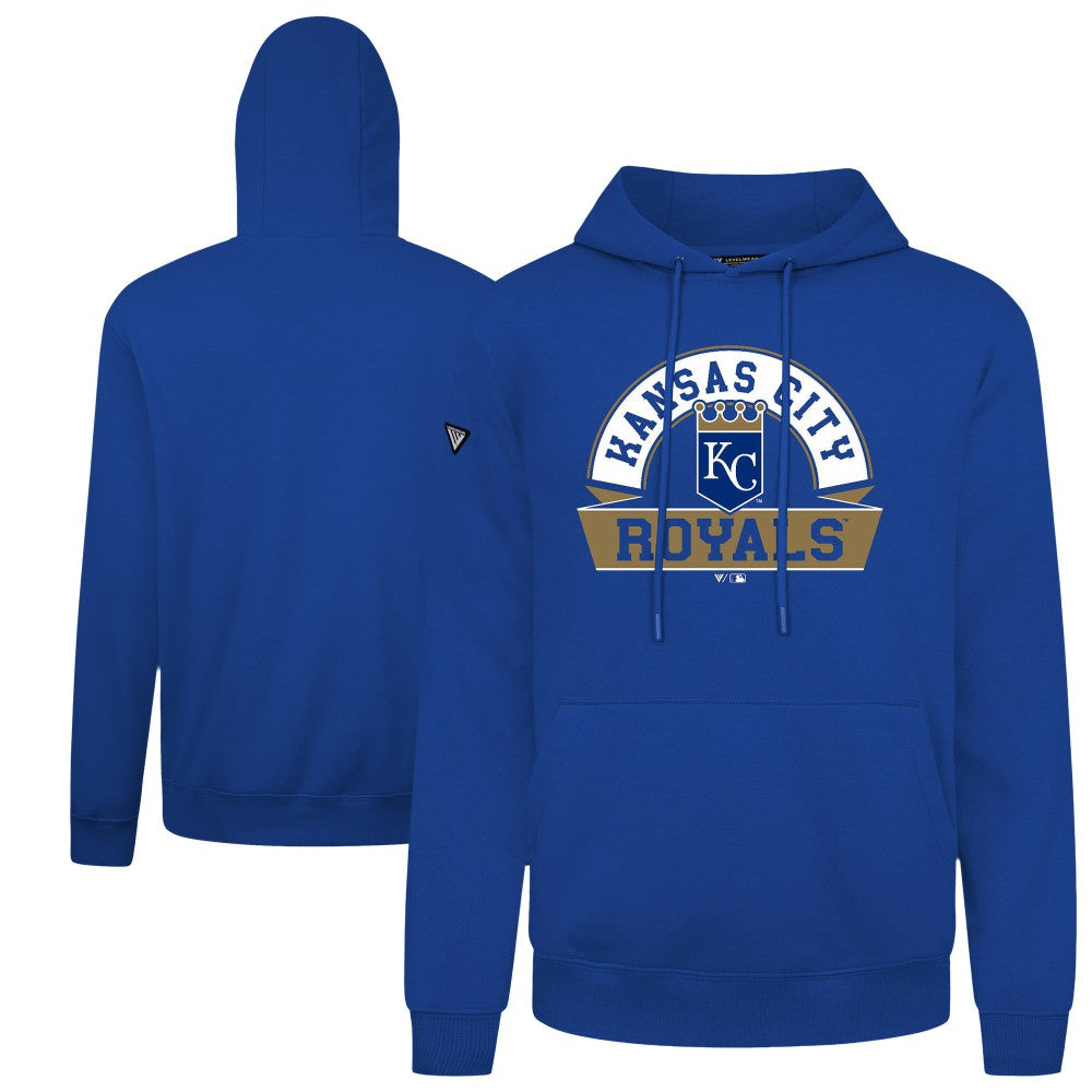 Kansas City Royals Levelwear Podium Banner Arch Hoodie - MLB Hoodies