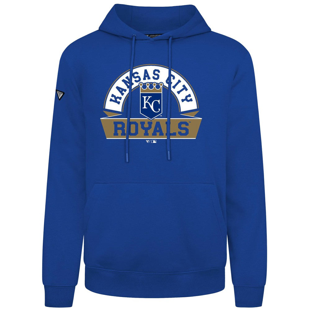 Kansas City Royals Levelwear Podium Banner Arch Hoodie - MLB Hoodies