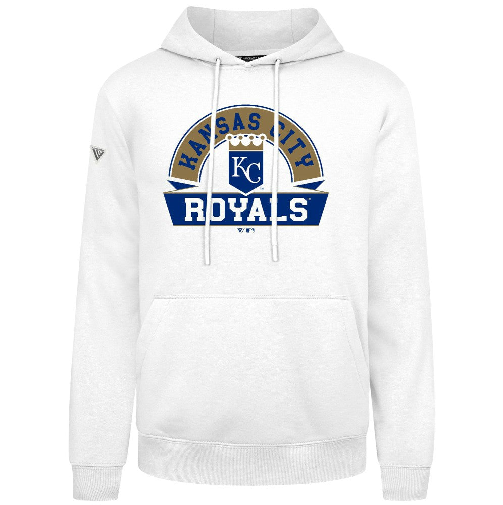 Kansas City Royals Levelwear Podium Banner Arch Hoodie - MLB Hoodies