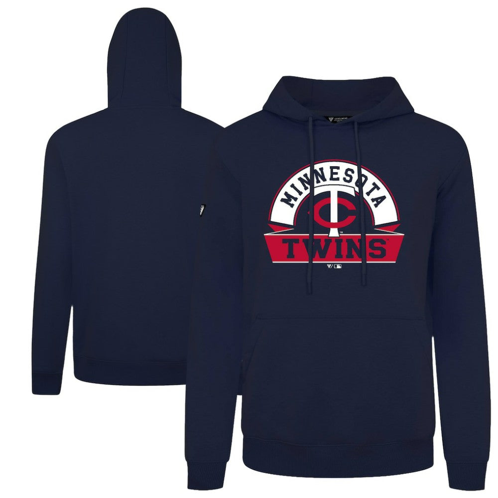 Minnesota Twins Levelwear Podium Banner Arch Hoodie - MLB Hoodies
