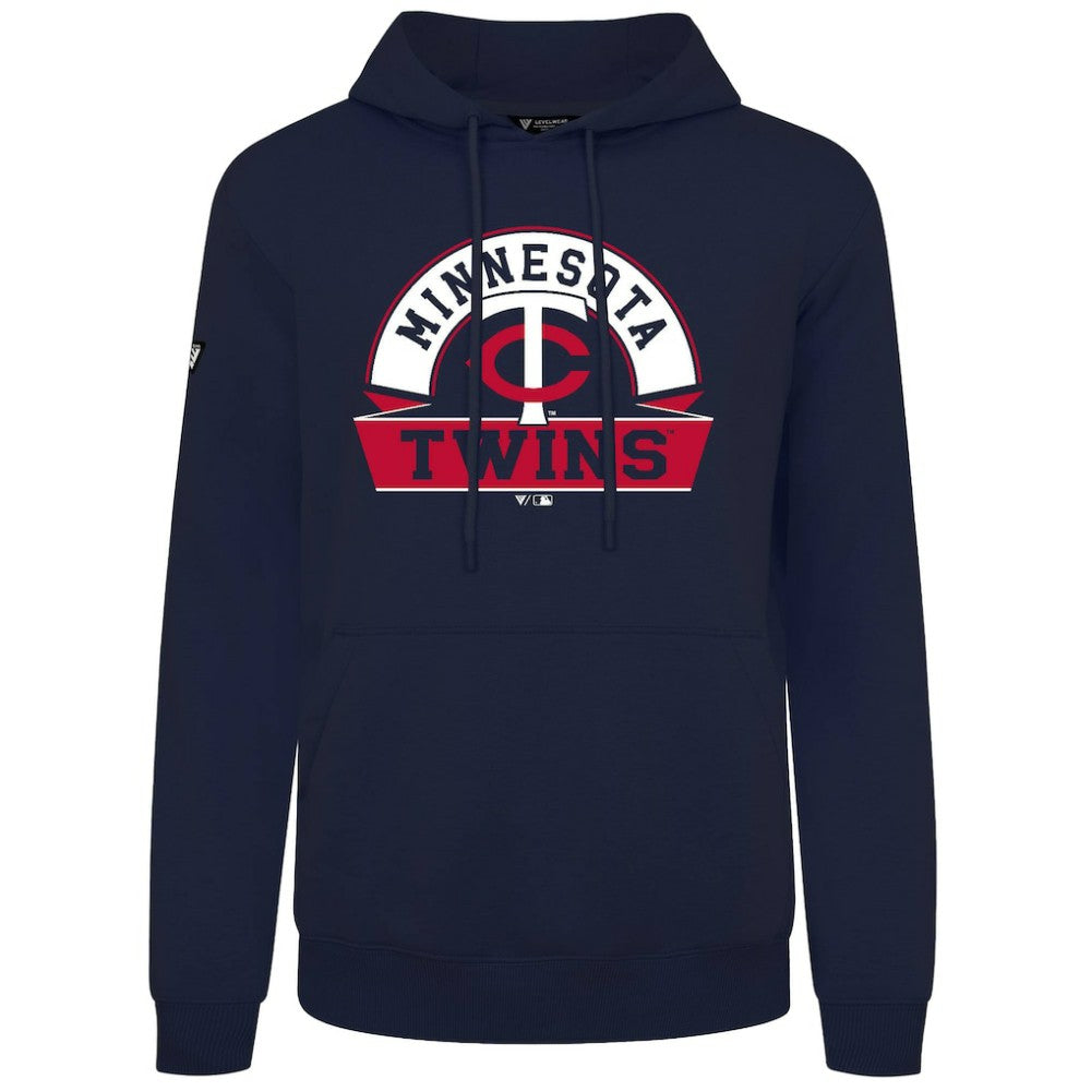 Minnesota Twins Levelwear Podium Banner Arch Hoodie - MLB Hoodies