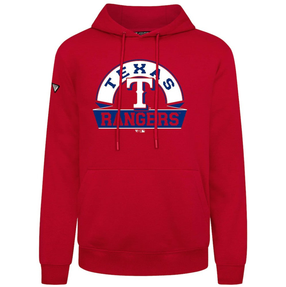 Texas Rangers Levelwear Podium Banner Arch Hoodie - MLB Hoodies