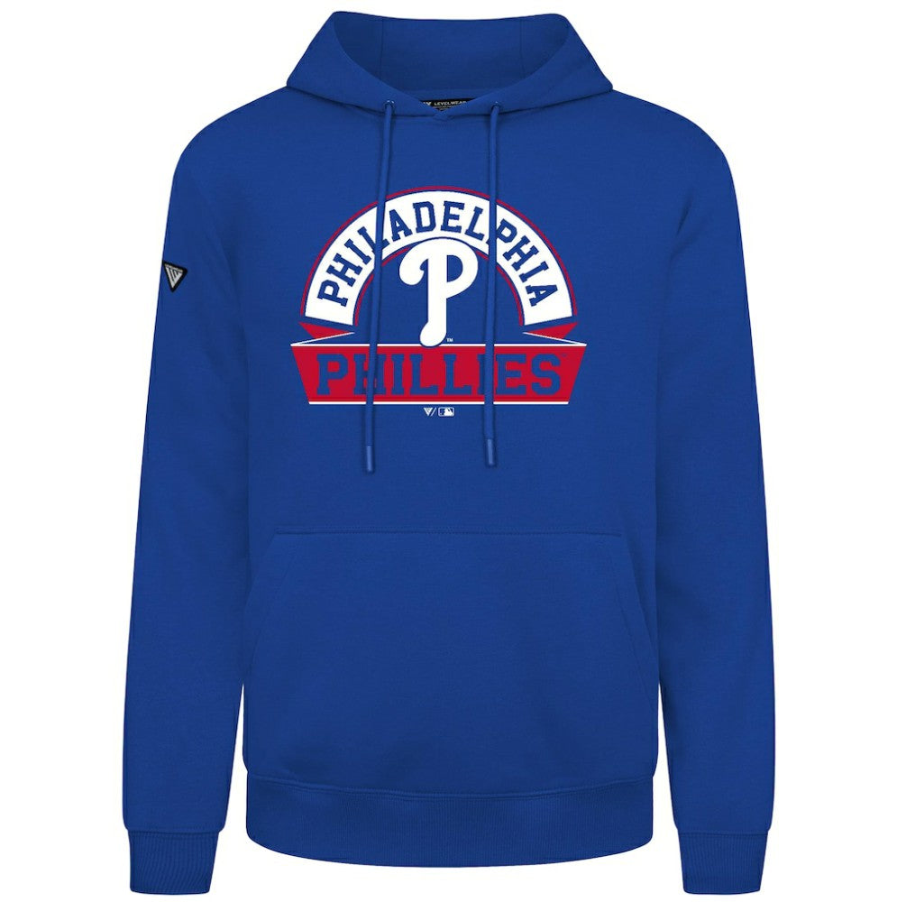 Philadelphia Phillies Levelwear Podium Banner Arch Hoodie - MLB Hoodies