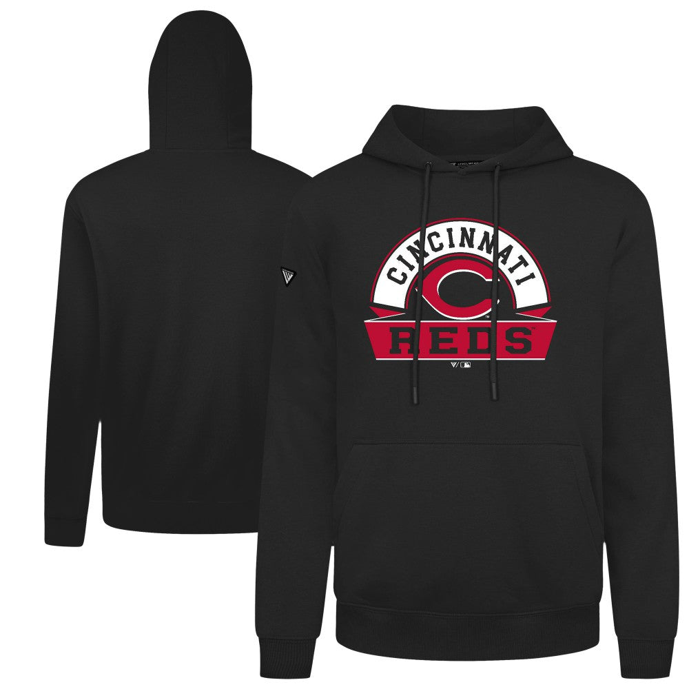 Cincinnati Reds Levelwear Podium Banner Arch Hoodie - MLB Hoodies