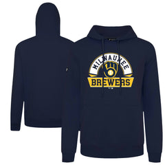 Milwaukee Brewers Levelwear Podium Banner Arch Hoodie - MLB Hoodies