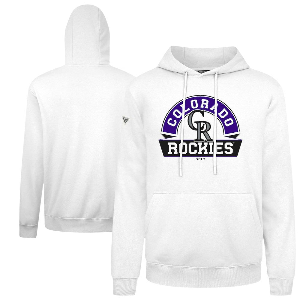Colorado Rockies Levelwear Podium Banner Arch Hoodie - MLB Hoodies