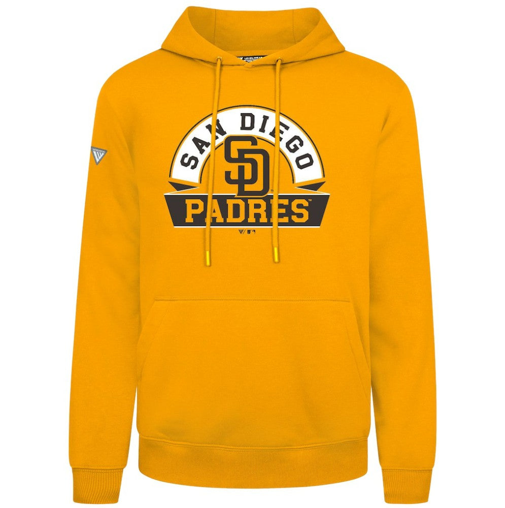 San Diego Padres Levelwear Podium Banner Arch Hoodie - MLB Hoodies