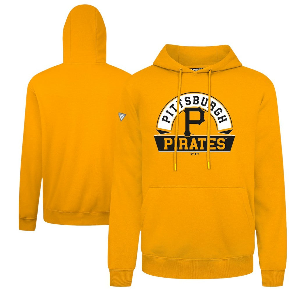 Pittsburgh Pirates Levelwear Podium Banner Arch Hoodie - MLB Hoodies