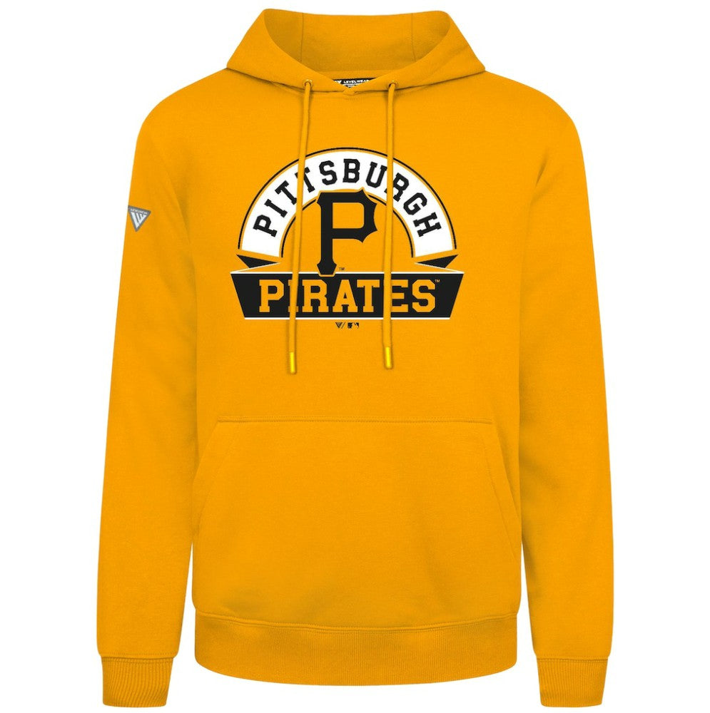 Pittsburgh Pirates Levelwear Podium Banner Arch Hoodie - MLB Hoodies