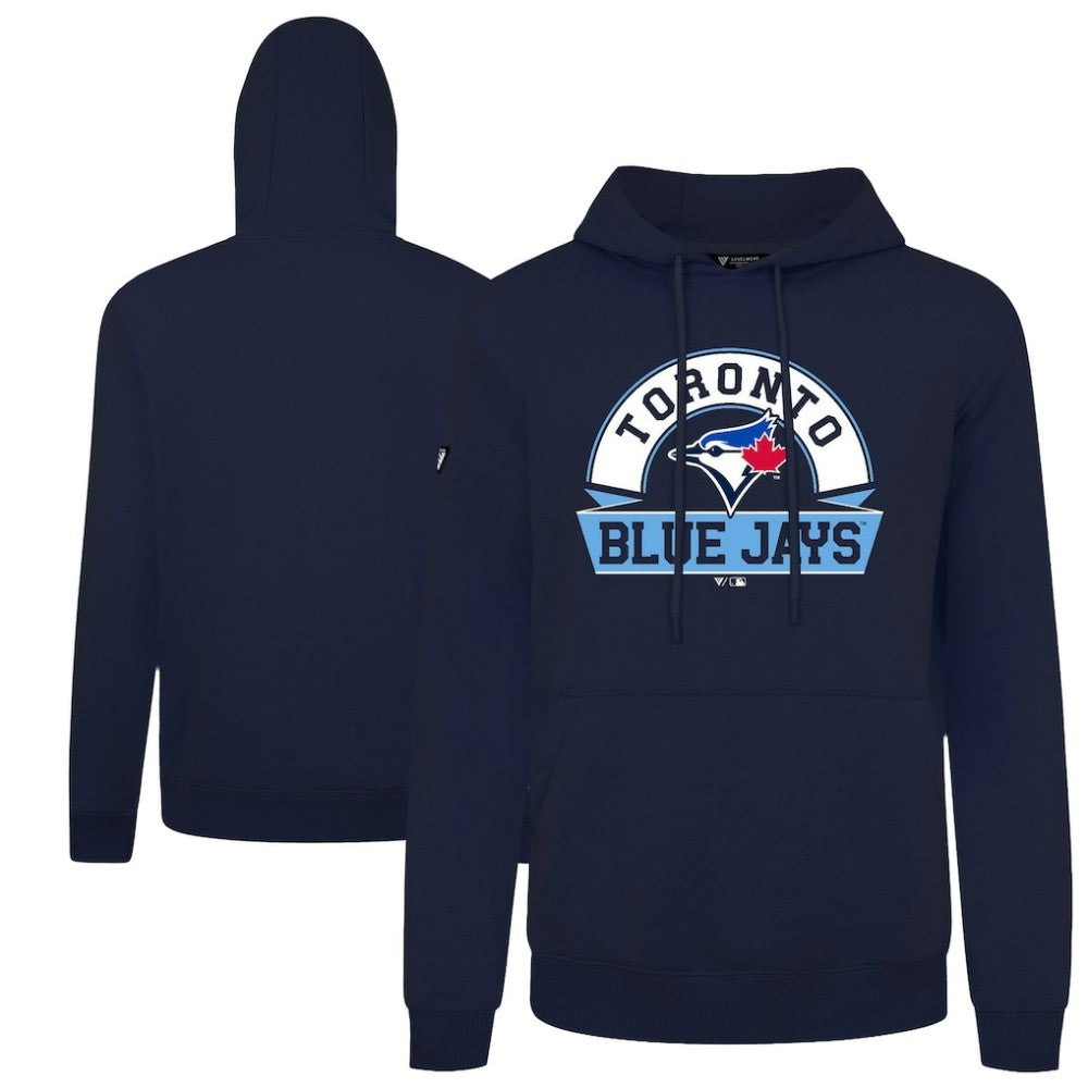 Toronto Blue Jays Levelwear Podium Banner Arch Hoodie - MLB Hoodies