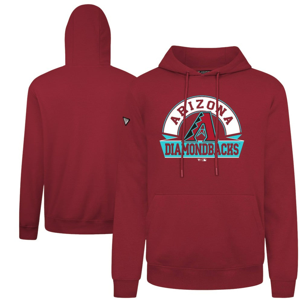 Arizona Diamondbacks Levelwear Podium Banner Arch Hoodie - MLB Hoodies