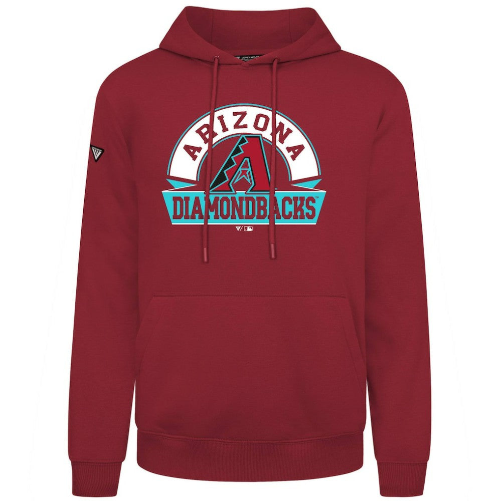Arizona Diamondbacks Levelwear Podium Banner Arch Hoodie - MLB Hoodies