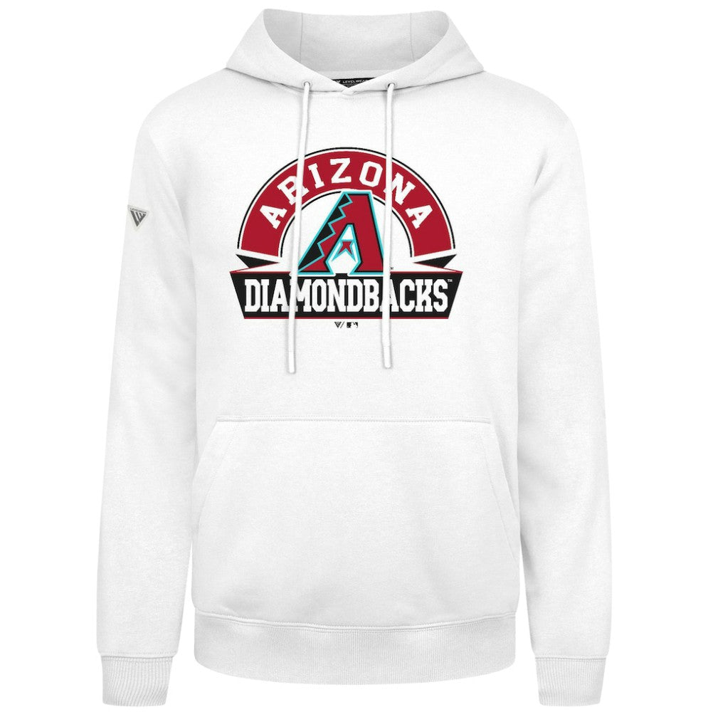 Arizona Diamondbacks Levelwear Podium Banner Arch Hoodie - MLB Hoodies