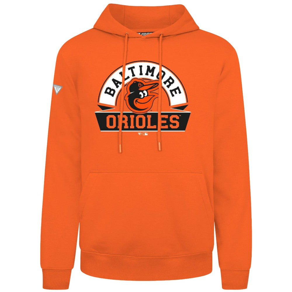 Baltimore Orioles Levelwear Podium Banner Arch Hoodie - MLB Hoodies