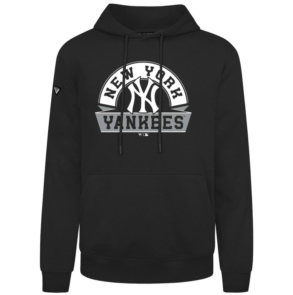 New York Yankees Levelwear Podium Banner Arch Hoodie - MLB Hoodies