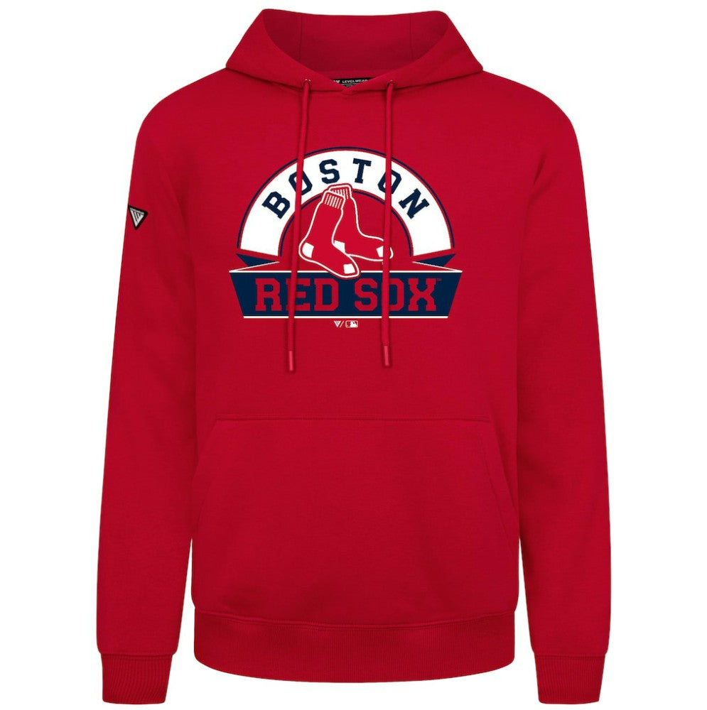 Boston Red Sox Levelwear Podium Banner Arch Hoodie - MLB Hoodies