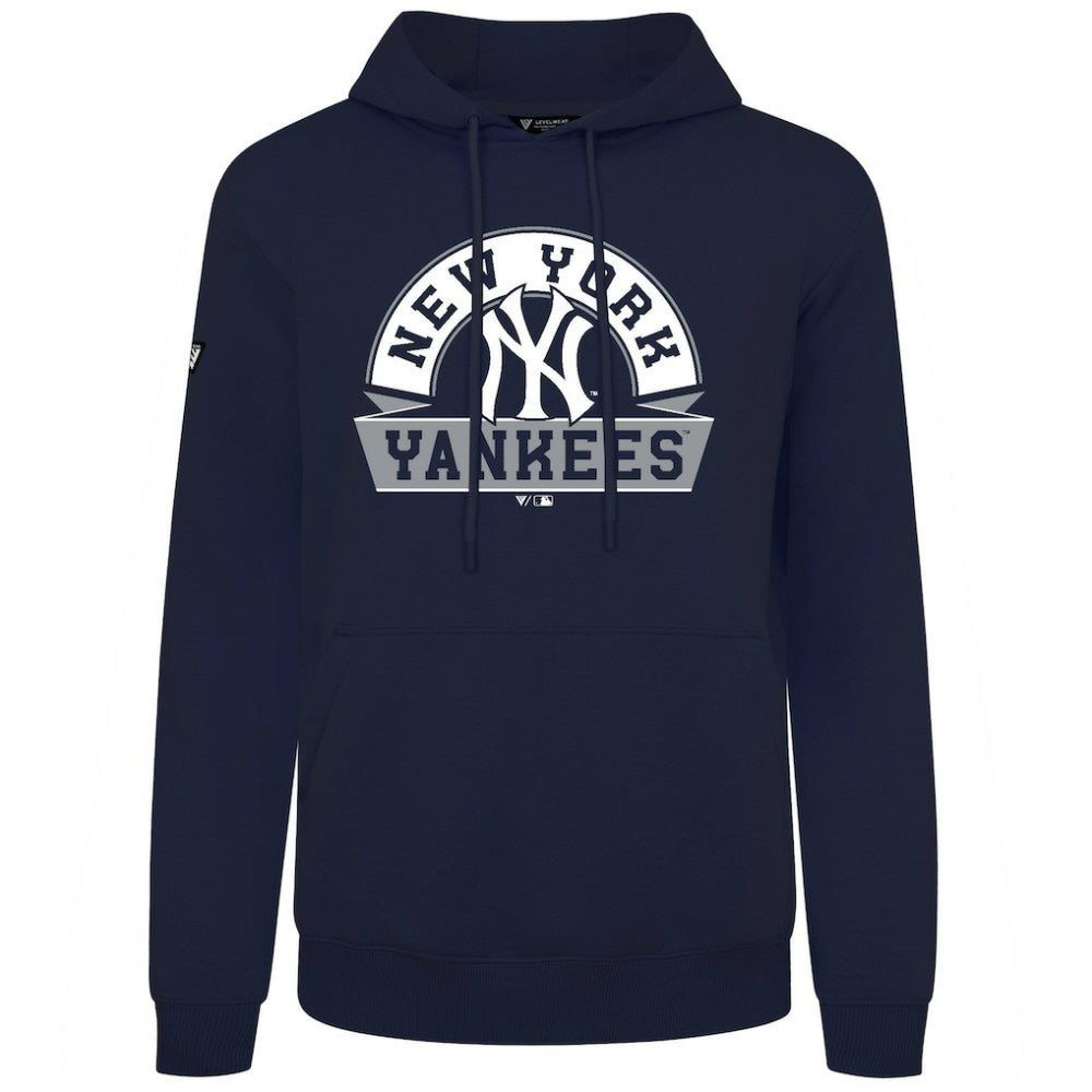 New York Yankees Levelwear Podium Banner Arch Hoodie - MLB Hoodies