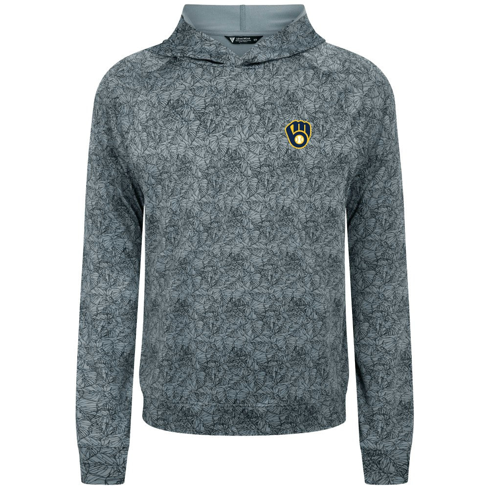 Milwaukee Brewers Levelwear Albatross Raglan Hoodie - MLB Hoodies