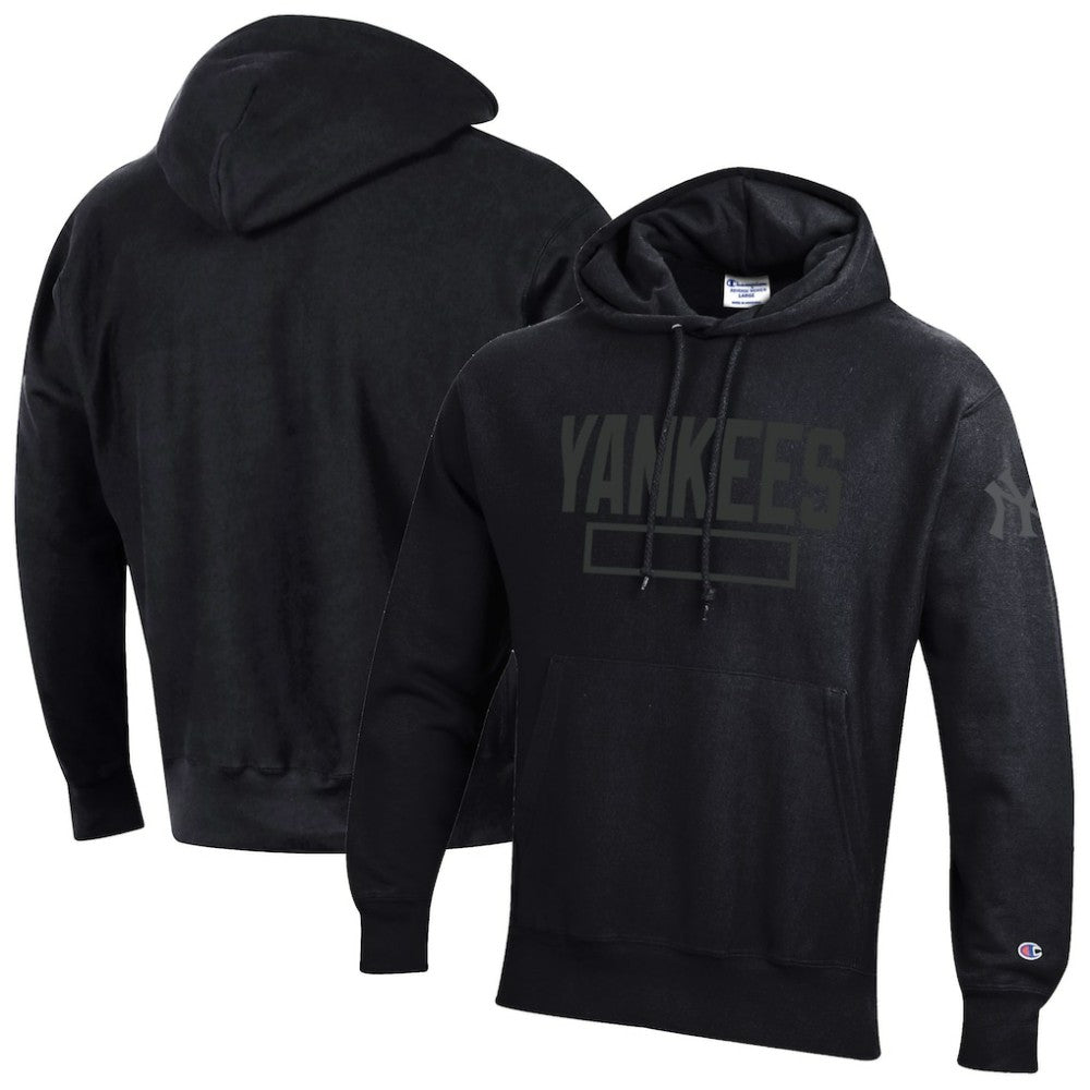 New York Yankees Champion Tonal Reverse Weave Fleece Hoodie - MLB Hoodies
