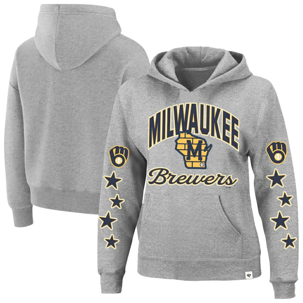 Milwaukee Brewers '47 Women's Plus Size Starry Eye Hoodie - MLB Hoodies