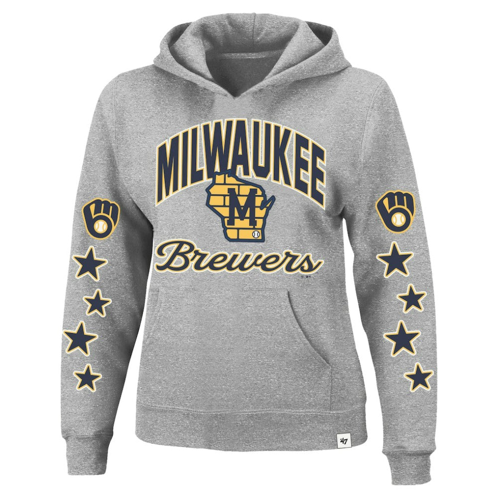 Milwaukee Brewers '47 Women's Plus Size Starry Eye Hoodie - MLB Hoodies