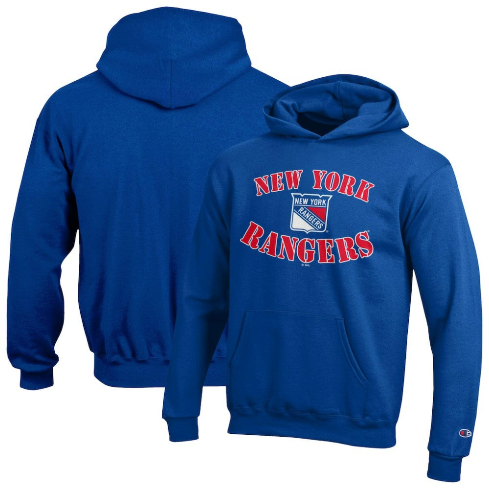New York Rangers Champion Youth Fleece Powerblend Hoodie -  NHL Hoodies