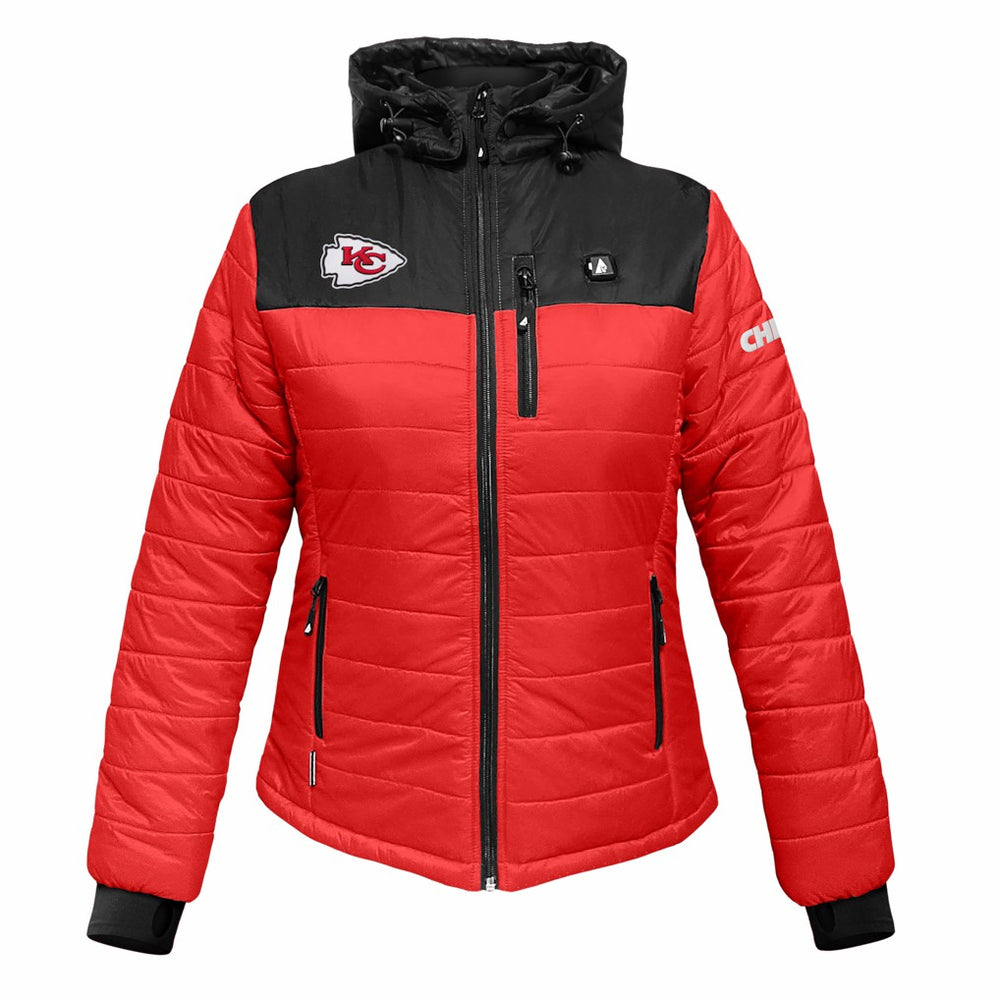 Kansas City Chiefs ActionHeat Women's 5V Battery Heated Insulated Puffer Full-Zip Jacket | NFL Near me
